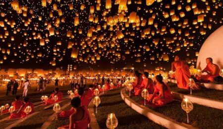 Kinh nghiệm đi lễ hội Yi Peng Thái Lan 2025