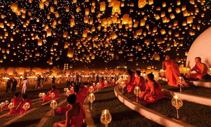 Kinh nghiệm đi lễ hội Yi Peng Thái Lan 2025