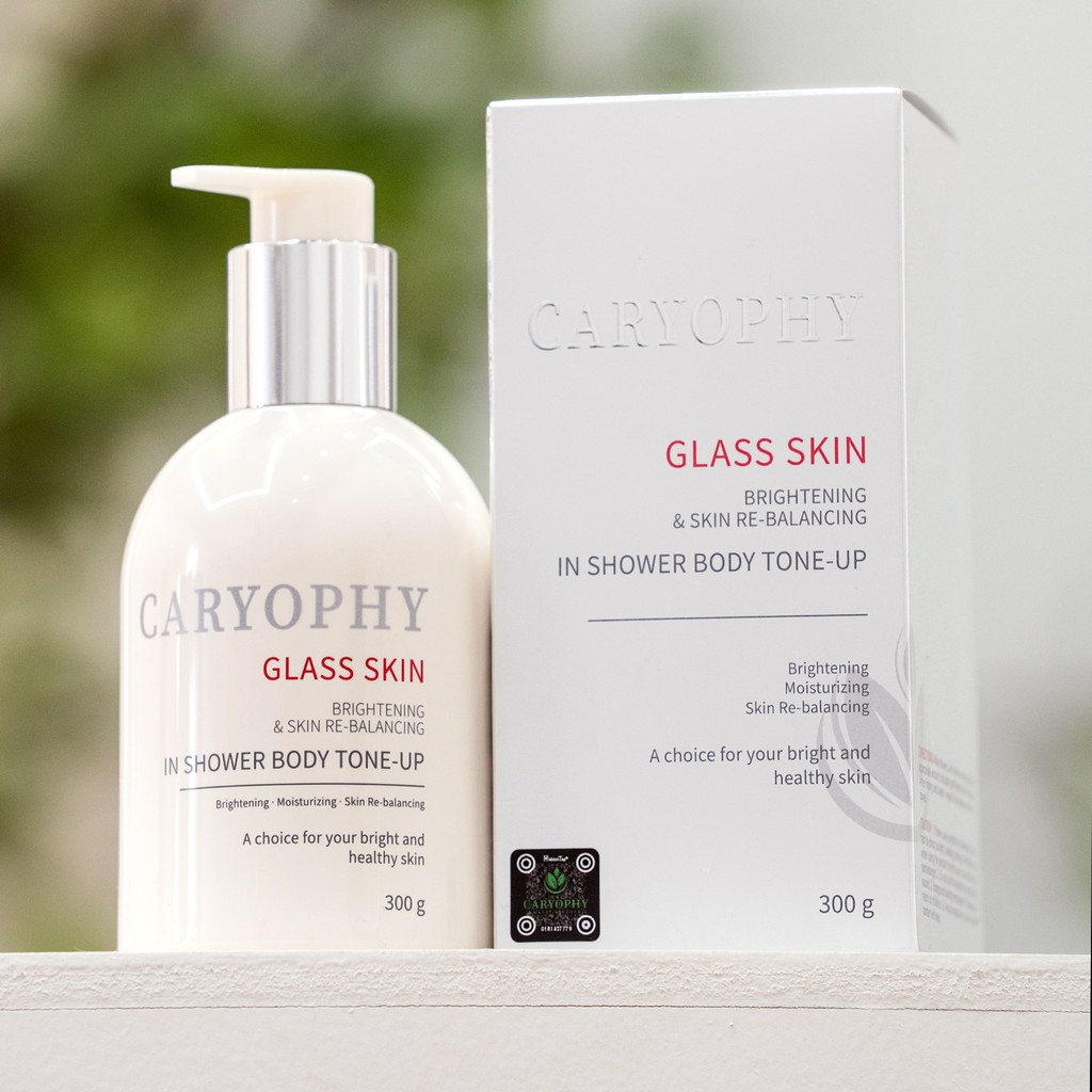 Caryophy Glass Skin In Shower Body Tone up