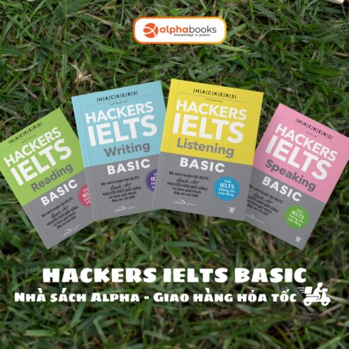 Combo 4 Sách Hackers IELTS Basic