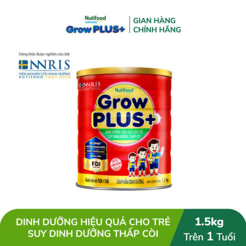 Sữa Bột Nutifood GrowPLUS+ Đỏ 1.5kg