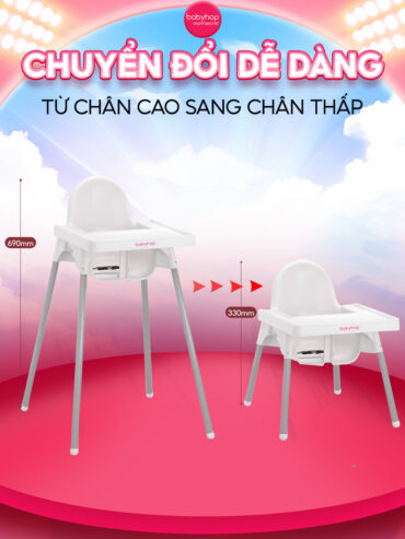 Ghế ăn dặm, bàn ăn cho bé