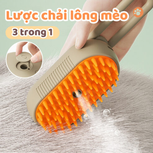 Lược chải lông chó mèo 3 trong 1