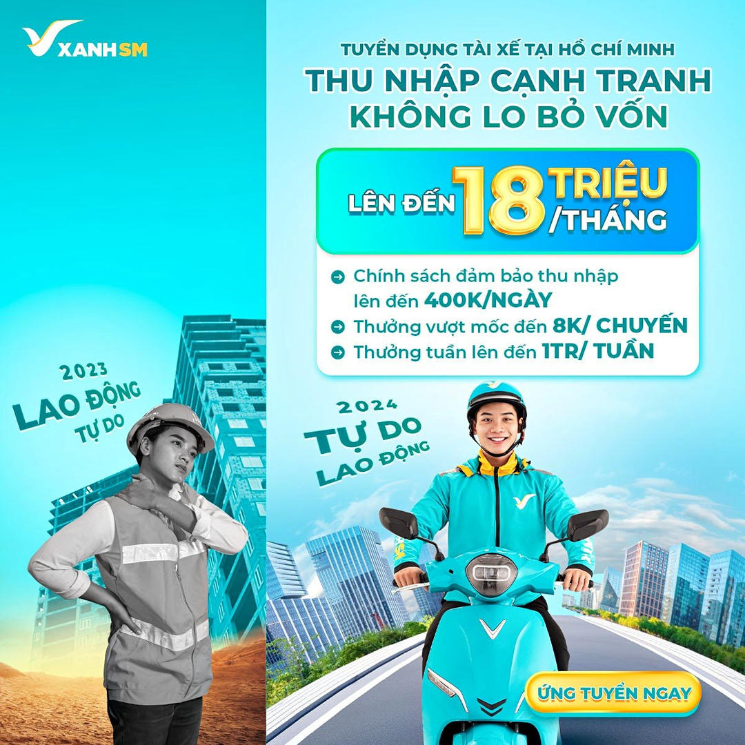 [XANHSM] Đăng Ký Tài Xế Xanh SM Nhận Quà Tặng (Trong Tháng 06/24)