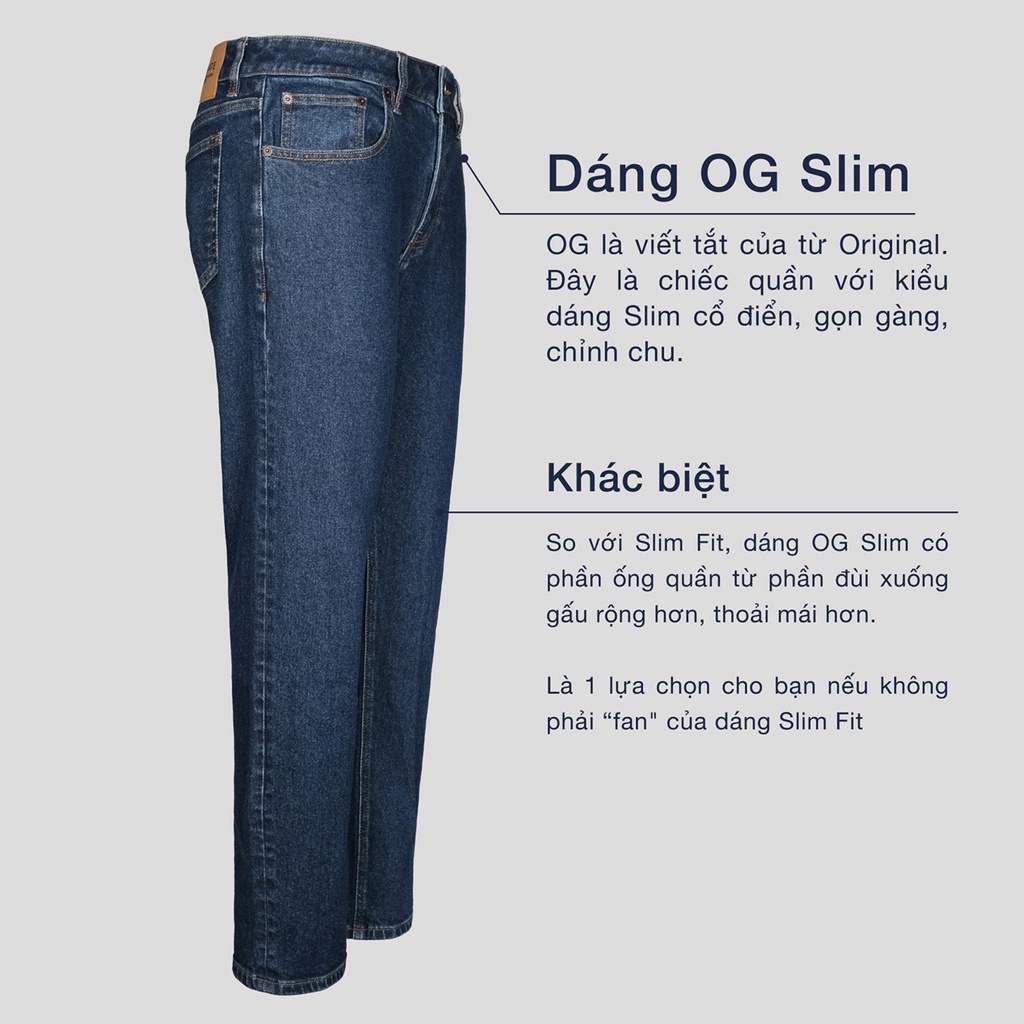 Quần Jeans dáng OG Slim