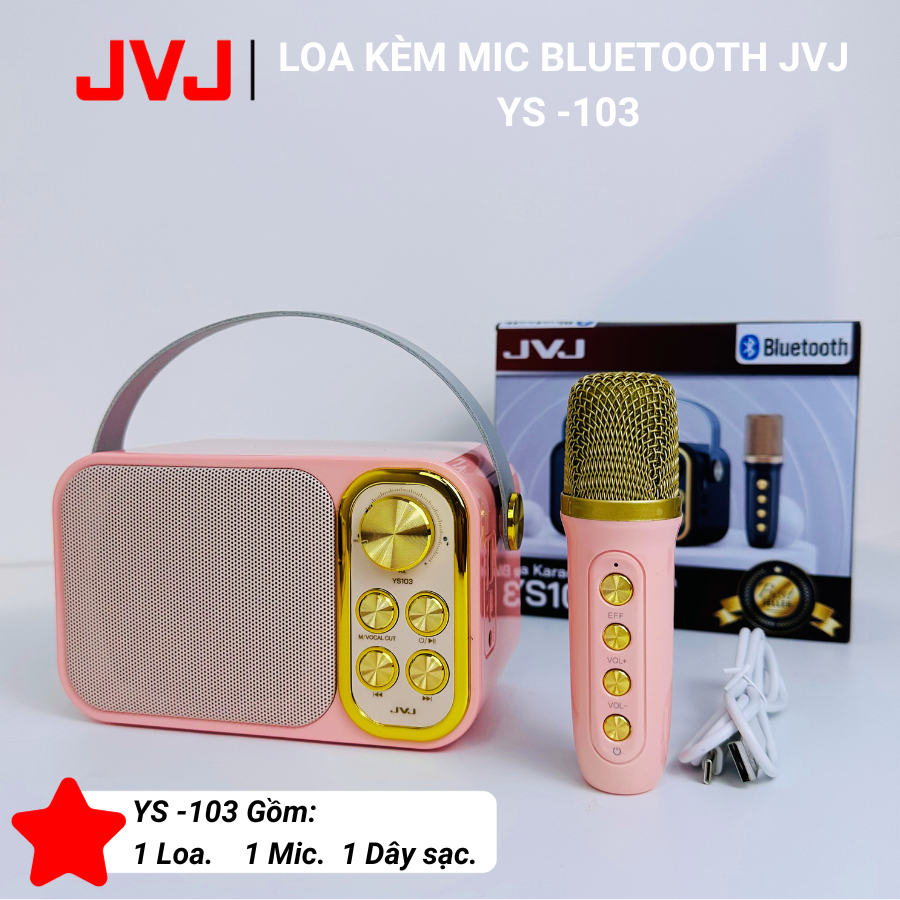 Loa bluetooth mini karaoke kèm mic