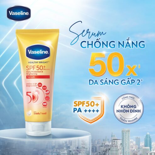 Serum chống nắng cơ thể Vaseline 50x SPF 50+