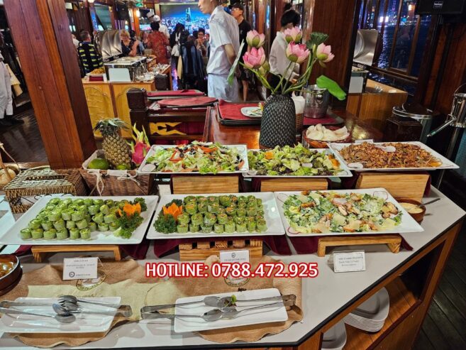 TIỆC BUFFET DU THUYỀN HÒN NGỌC VIỄN ĐÔNG – LA PERLE D’ ORIENT