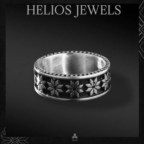 Nhẫn thời trang nam Helios Jewels Snowflakes