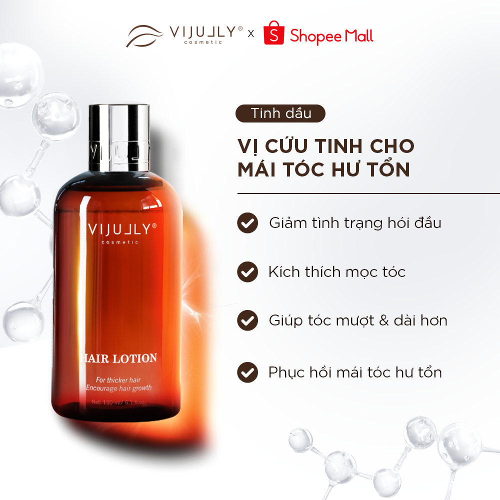 Xịt dưỡng tóc tinh dầu bưởi (Hair Lotion) Vi Jully