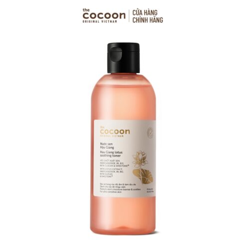 Nước sen Hậu Giang (toner) phục hồi đa nhiệm cho da rất nhạy cảm Cocoon 310ml