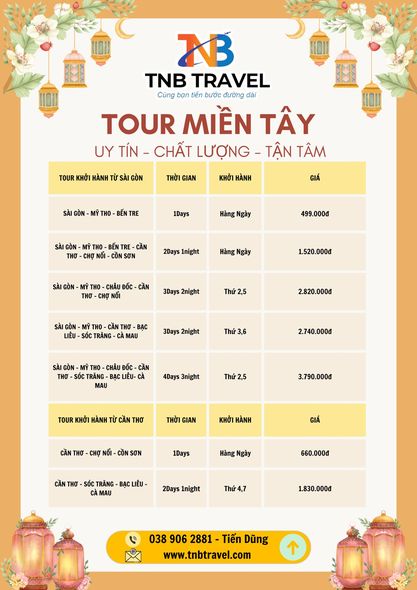 Tour Miền Tây
