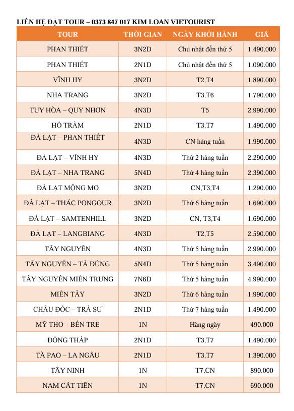 TOUR TÂY NGUYÊN 4N3Đ – KHỞI HÀNH THỨ 5 HÀNG TUẦN TỪ HCM