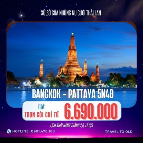 HÀ NỘI – BANGKOK -PATAYA/CHIANG MAI- CHIANG RAI 5N4D