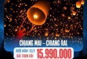 HÀ NỘI – BANGKOK -PATAYA/CHIANG MAI- CHIANG RAI 5N4D
