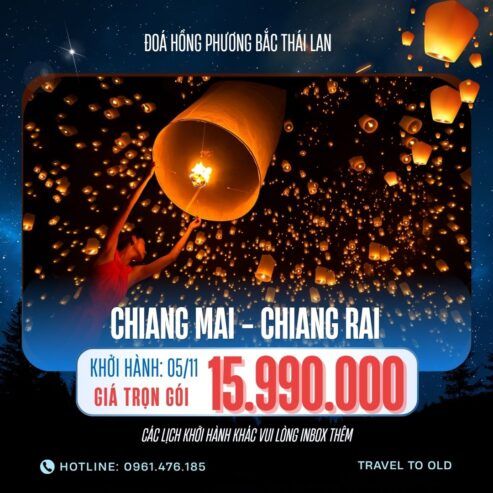 HÀ NỘI – BANGKOK -PATAYA/CHIANG MAI- CHIANG RAI 5N4D