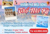 TOUR THỔ NHĨ KỲ 8N7Đ – BAY THẲNG TURKISH AIRLINES