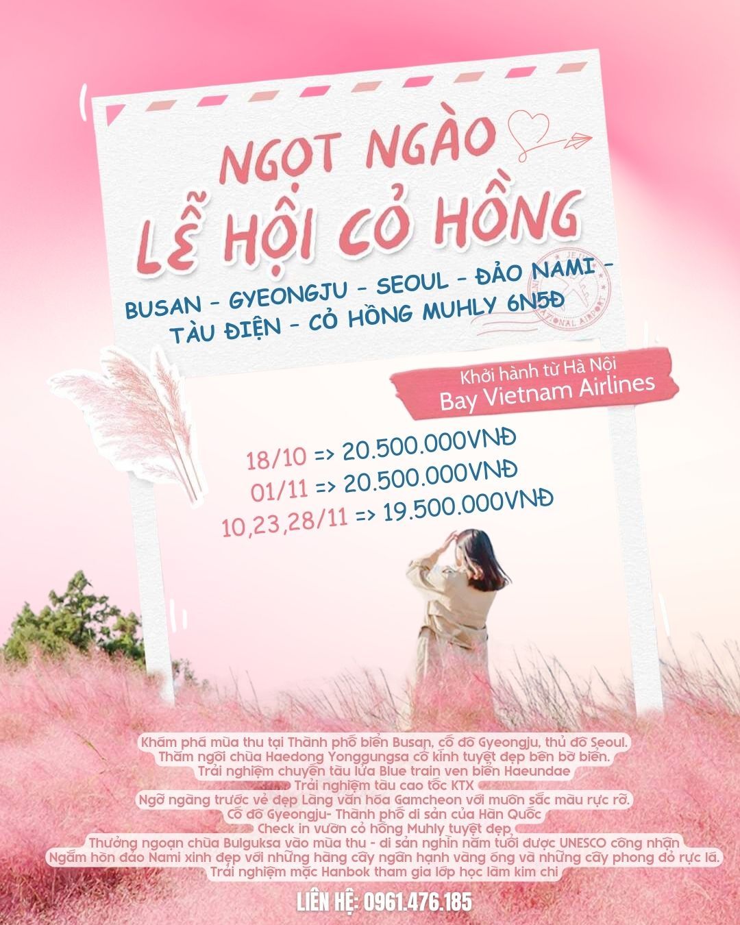 HN-HÀN QUỐC 5N4Đ/6N5Đ