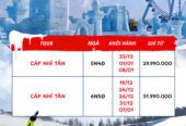TOUR NGẮM TUYẾT – CỬU TRẠI CÂU – CÁP NHĨ TÂN – LỆ GIANG