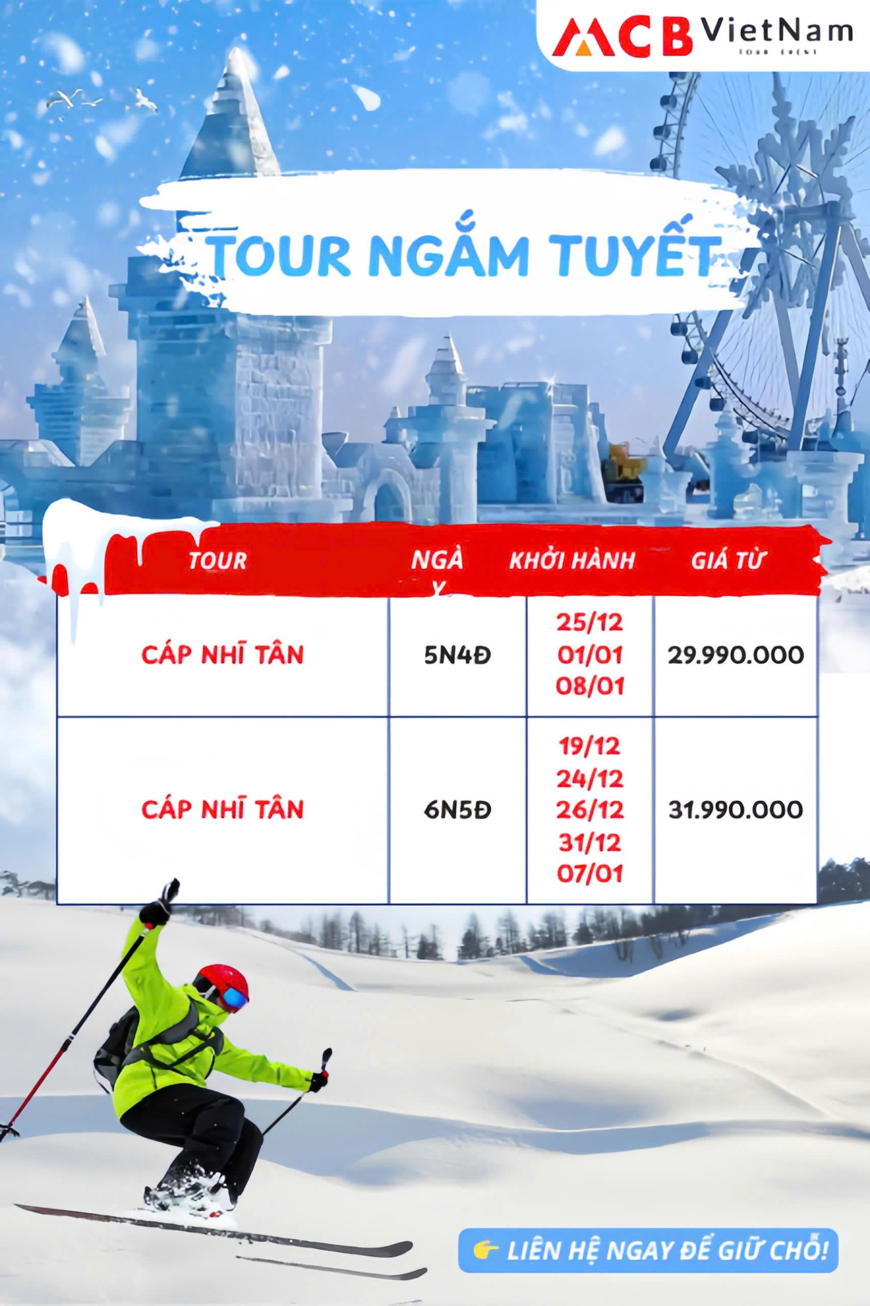 TOUR NGẮM TUYẾT – CỬU TRẠI CÂU – CÁP NHĨ TÂN – LỆ GIANG