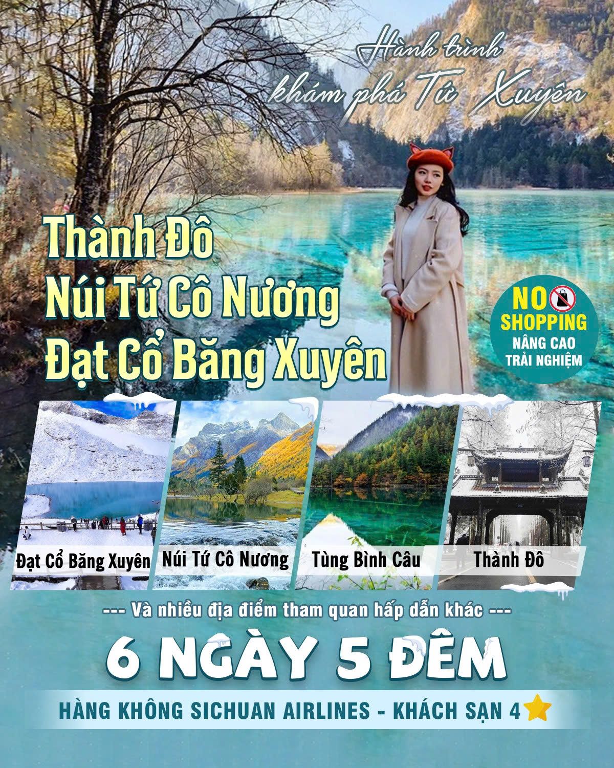 TOUR NGẮM TUYẾT – CỬU TRẠI CÂU – CÁP NHĨ TÂN – LỆ GIANG