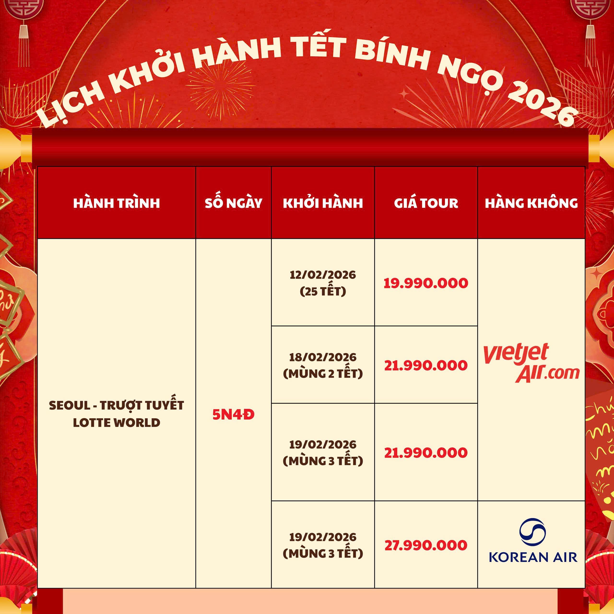 TOUR TẾT ÂM LỊCH 2026 GIÁ CHỈ TỪ 10.990